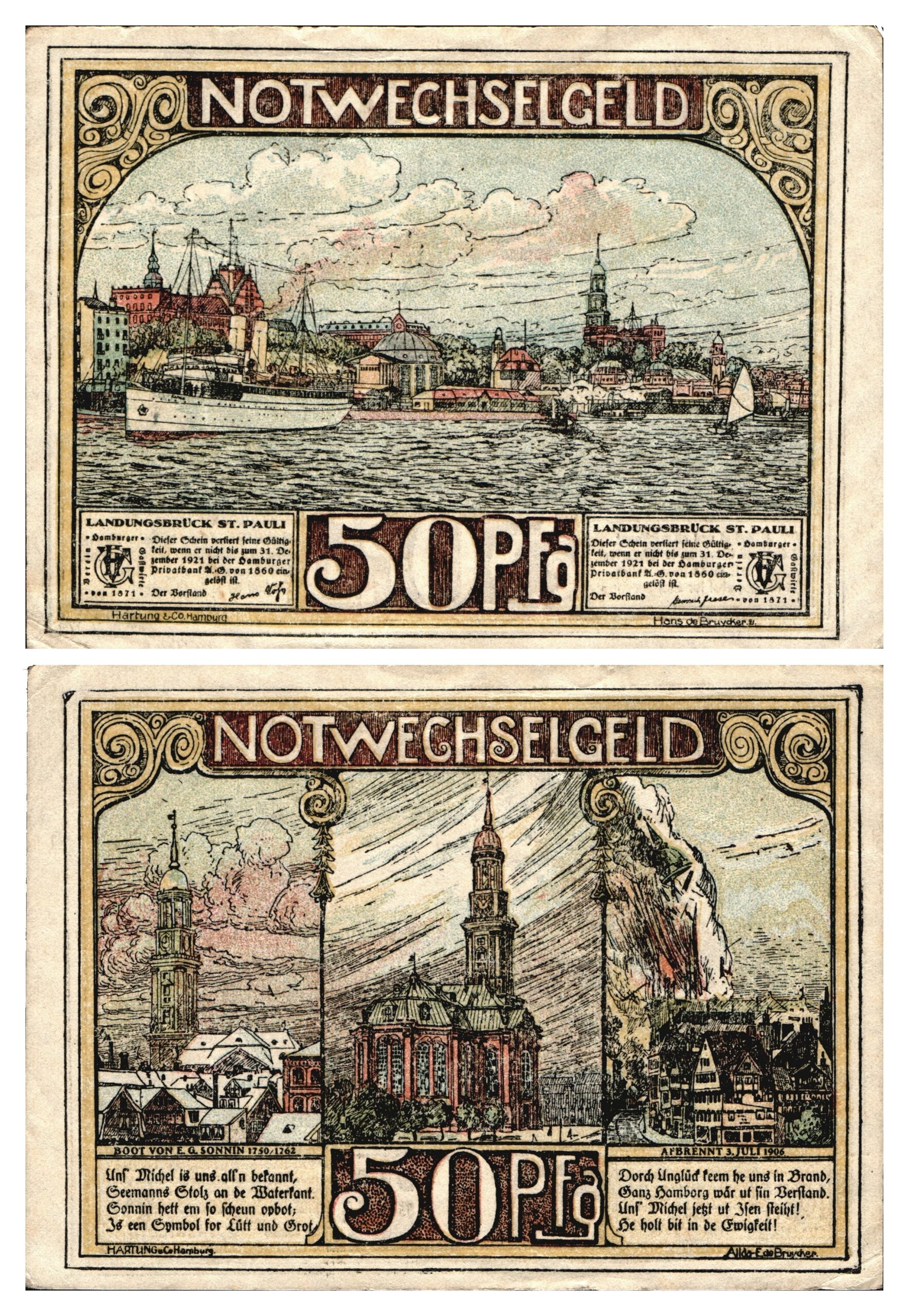 Hamburg 50 Pfennig